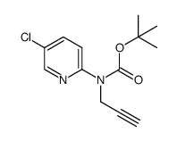 tert-butyl 5-chloropyridin-2-yl(prop-2-ynyl)carbamate Structure