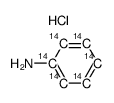 aniline hydrochloride, [14c(u)] Structure