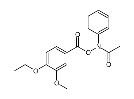 O-(4-ethoxy-3-methoxybenzoyl)-N-phenyl-acetohydroxamic acid结构式