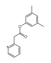 3,5-dimethylphenyl 2-pyridylacetate结构式