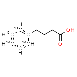 4-苯基丁酸-13C6结构式