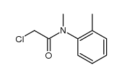 N-methyl-2-methylchloroacetanilide Structure