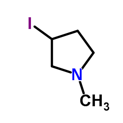 3-Iodo-1-methylpyrrolidine结构式