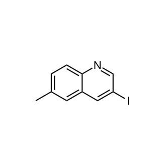3-Iodo-6-methylquinoline Structure