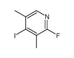 2-fluoro-4-iodo-3,5-dimethylpyridine Structure