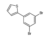 2-(3,5-dibromophenyl)thiophene Structure