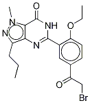 1,4-Dihydro-5-[5-broMoacetyl)-2-ethoxyphenyl]-1-Methyl-3-propyl-7H-pyrazolo[4,3-d]pyriMidin-7-one Structure