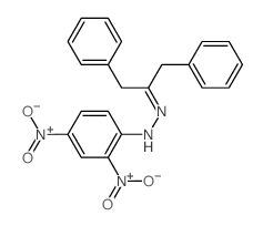 2-Propanone,1,3-diphenyl-, (2,4-dinitrophenyl)hydrazone (6CI,8CI,9CI)结构式