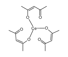 Cerium(III) acetylacetonate hydrate Structure