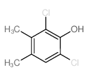 2,6-Dichloro-3,4-dimethylphenol Structure