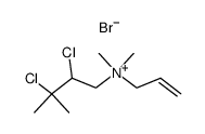 allyl-(2,3-dichloro-3-methyl-butyl)-dimethyl-ammonium, bromide Structure