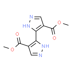 3,3'-Bi(1H-pyrazole)-4,4'-dicarboxylic acid dimethyl ester Structure