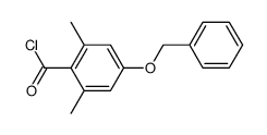 4-Benzyloxy-2,6-dimethylbenzoylchlorid Structure