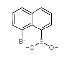 (8-bromonaphthalen-1-yl)boronic acid Structure