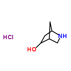 2-氮杂双环[2.2.1]庚-5-醇盐酸盐结构式