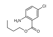 butyl 2-amino-5-chlorobenzoate结构式