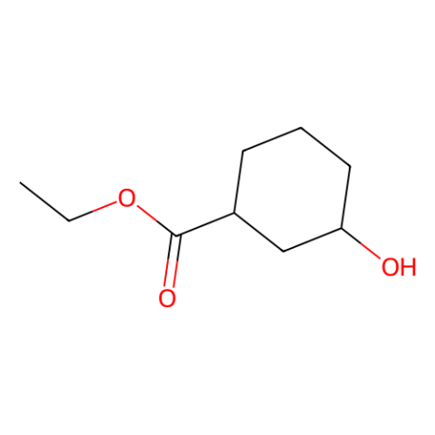 (1R,3S)-3-羟基环己烷甲酸乙酯结构式