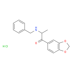 3,4-Methylenedioxy-N-benzylcathinone (hydrochloride) Structure
