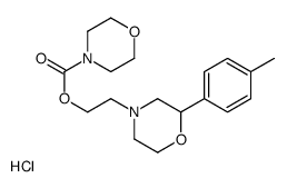 2-[2-(4-methylphenyl)morpholin-4-yl]ethyl morpholine-4-carboxylate hyd rochloride Structure