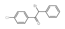 2-溴-1-(4-氯苯基)-2-苯基乙酮结构式