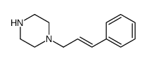 N-肉桂基哌嗪结构式