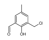 Benzaldehyde, 3-(chloromethyl)-2-hydroxy-5-methyl- (9CI) Structure
