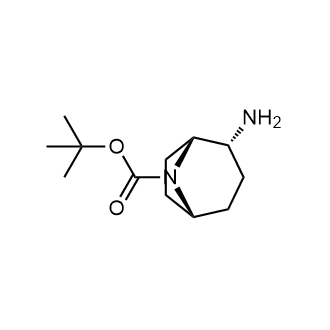 (1R,2R,5R)-tert-Butyl 2-amino-8-azabicyclo[3.2.1]octane-8-carboxylate Structure