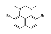 2,7-dibromo-1-N,1-N,8-N,8-N-tetramethylnaphthalene-1,8-diamine结构式