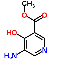 Methyl 5-amino-4-hydroxynicotinate结构式