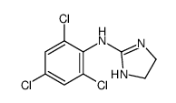 N-(2,4,6-trichlorophenyl)-4,5-dihydro-1H-imidazol-2-amine Structure