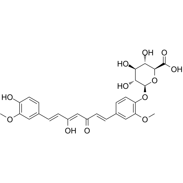 Curcumin monoglucuronide structure