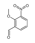 2-methoxy-3-nitrobenzaldehyde结构式