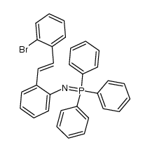 (E)-2-Bromo-2'-(triphenylphosphoranylidene)aminostilbene Structure