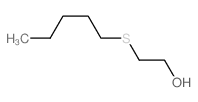 Ethanol,2-(pentylthio)- Structure