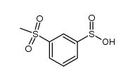 3-Methansulfonyl-benzolsulfinsaeure结构式