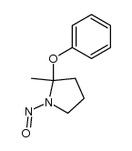 α-phenoxy-α-methyl-N-nitrosopyrrolidine结构式