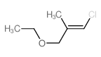1-Propene,1-chloro-3-ethoxy-2-methyl-, (E)- (9CI) structure