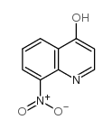 4-羟基-8-硝基喹啉结构式