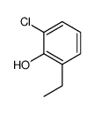 Phenol,2-chloro-6-ethyl-结构式