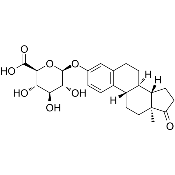 Estrone 3-glucuronide structure