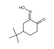 4-tert-butyl-2-(hydroxyimino)cyclohexanone结构式
