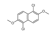 Naphthalene, 1,5-dichloro-2,6-dimethoxy- structure