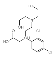 2,4-二氯苯氧乙酸三乙醇胺盐结构式