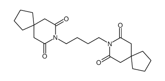 8,8'-(1,4-丁二基)双-8-氮杂螺[4.5]癸烷-7,9-二酮结构式