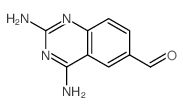 2,4-二氨基-6-喹唑啉羧醛结构式