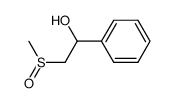 2-methylsulphinyl-1-phenylethanol Structure