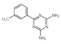 6-M-苯甲基-1,3,5-三嗪-2,4-二胺结构式