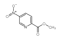 5-硝基吡啶甲酸甲酯结构式
