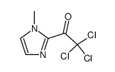 1-甲基-2-(三氯乙酰基)咪唑结构式