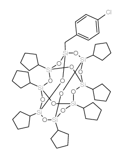 PSS-(4-(氯甲基)苯基)-七环戊基取代结构式